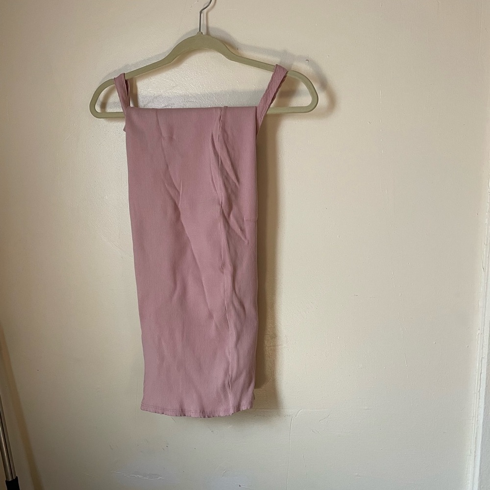 Lulu’s mauve skirt and crop top set, small, only worn once
